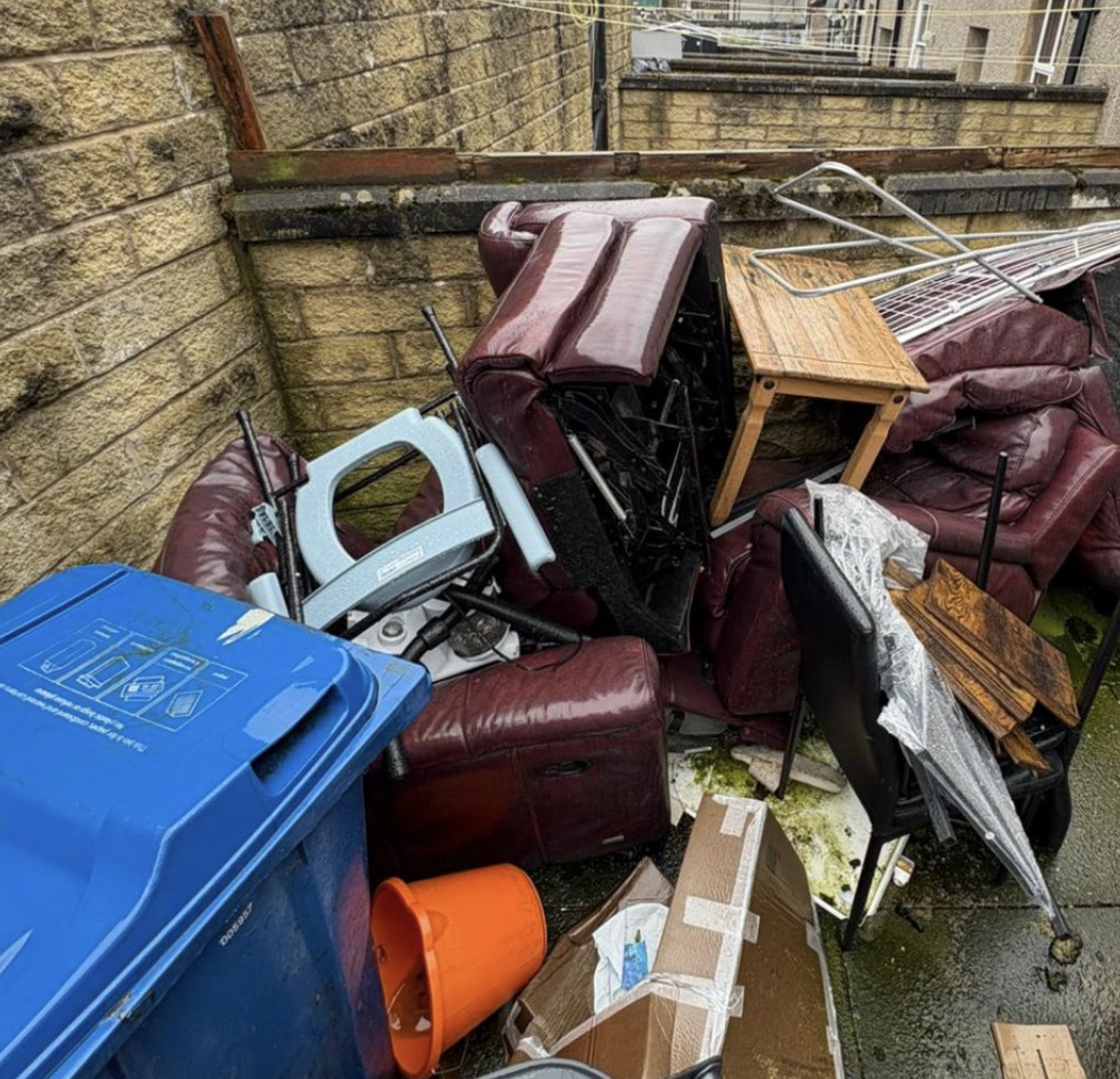 Bulky furniture removal — sofas and items for collection